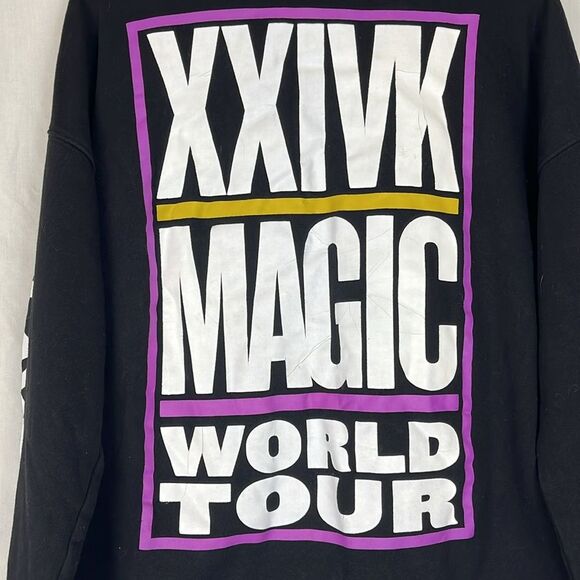 Black & Purple Bruno Mars 24 K World Tour Sweatshirt - Picture 7 of 8
